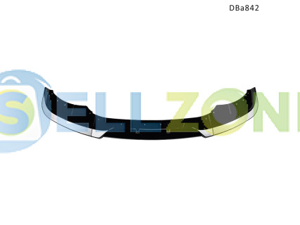 Μαύρο lip spoiler για μπροστινό προφυλακτήρα BMW 5 F10 F11 (2011-2017) - DBa842